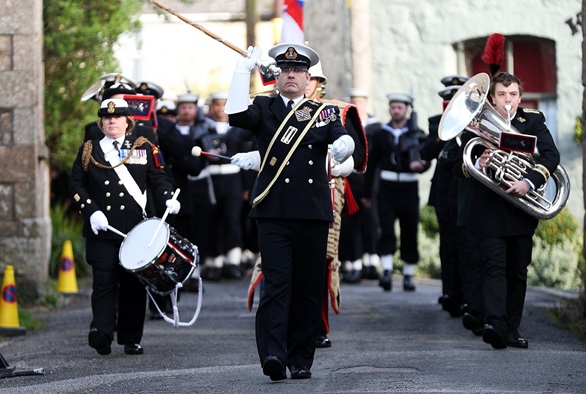 Culdrose remembers Nelson at Madron parade