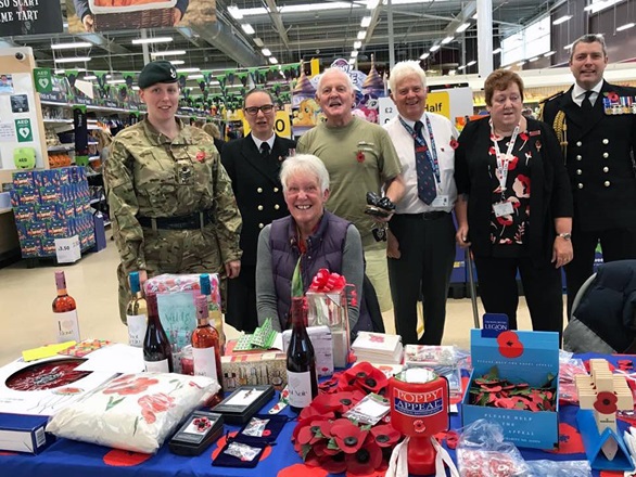 Heroes and villains launch Helston Poppy Appeal