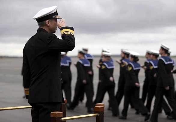 Sailors on parade celebrate Culdrose’s successful 70th year
