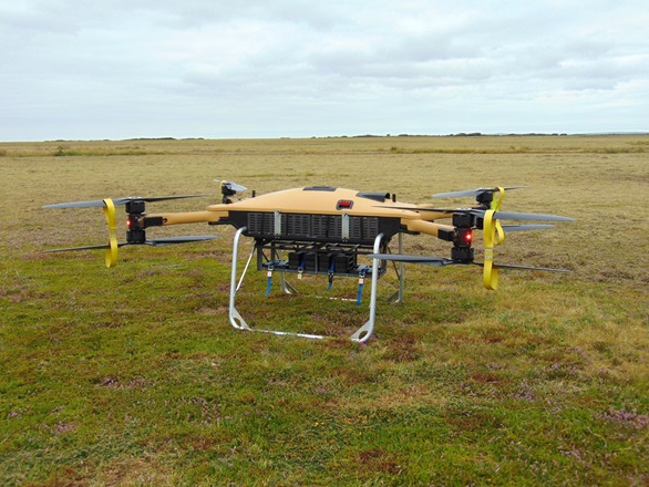 NavyX worked with drone companies during a challenge to lift heavy loads at RNAS Culdrose