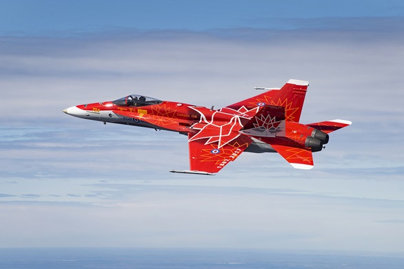 Royal Canadian Air Force Hornet Demo Team to fly at Air Day