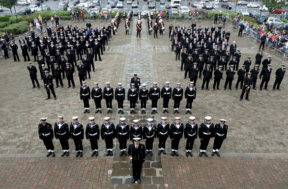 Submariners exercise the Freedom of the Borough of Barrow