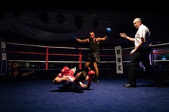 Lords of the Rings as service boxers raise thousands for charity