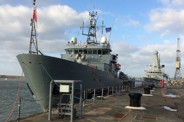 Poland’s newest warship calls into Portsmouth