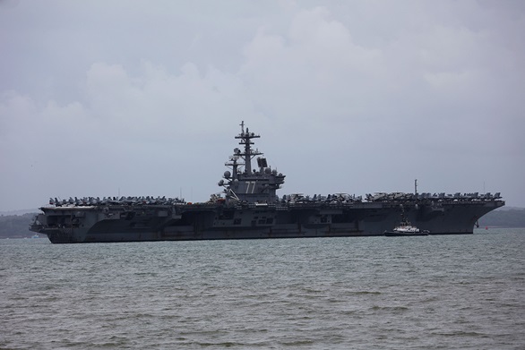 Portsmouth hosts US carrier strike group