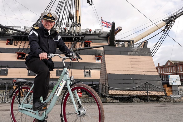 Portsmouth Naval Base expands loan bike scheme