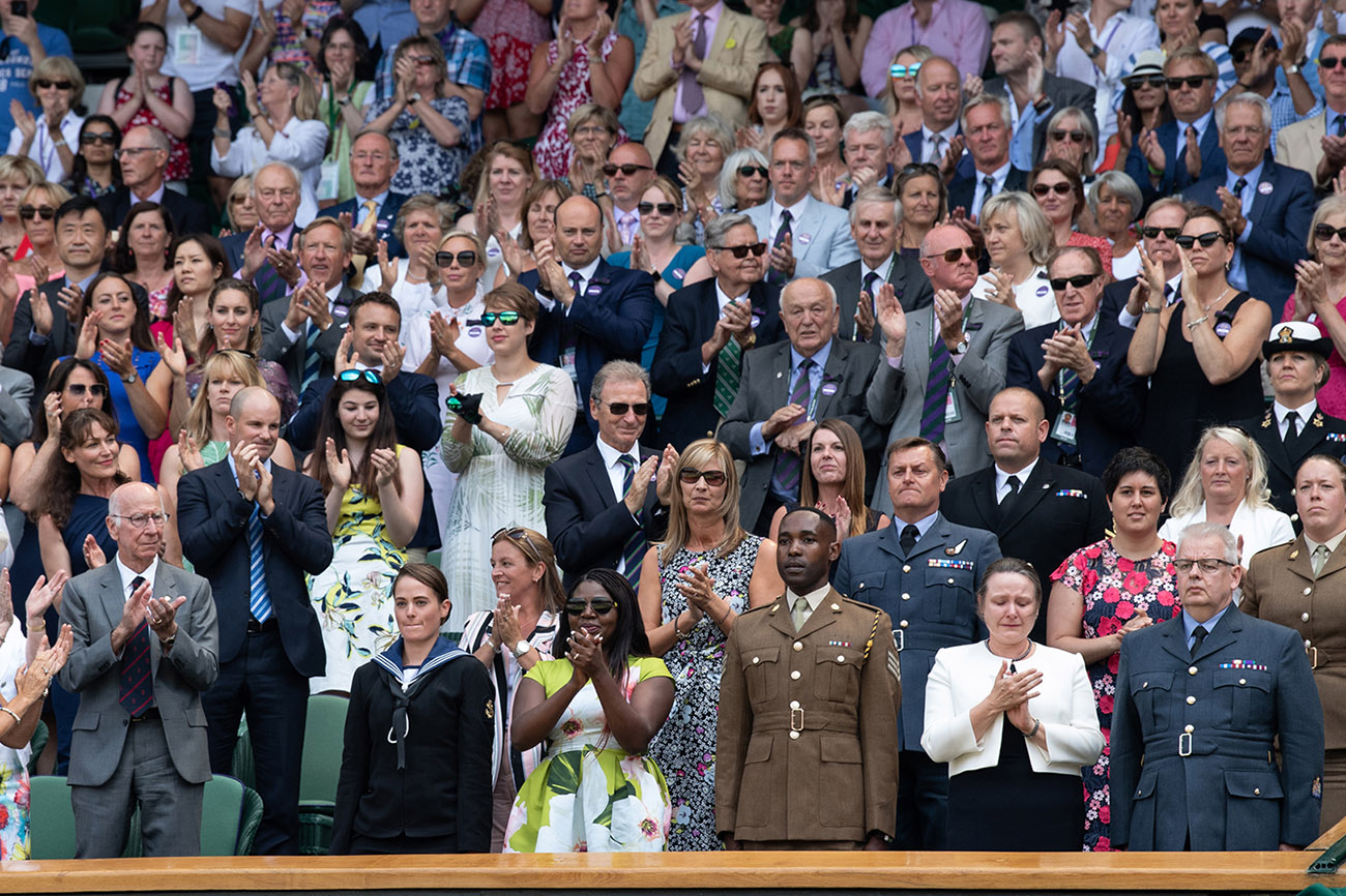 Another star-studded day in the Royal Box at Wimbledon