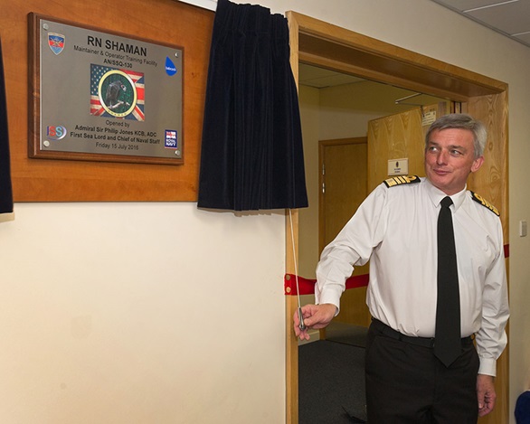 First sea lord opens new training equipment area