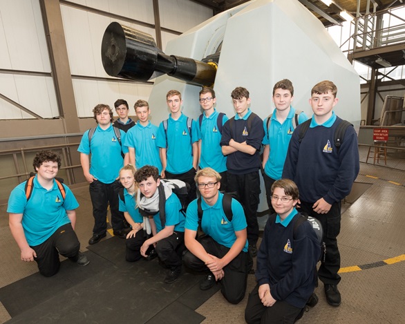 STEM students get hands on with Naval engineering