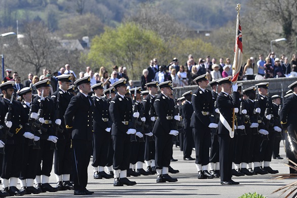 Passing out parade takes place at BRNC