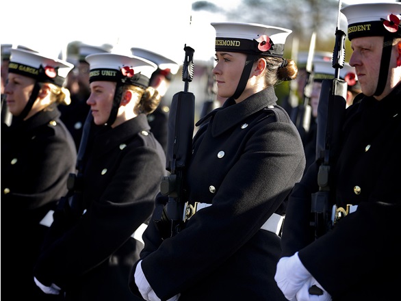 Royal Navy rehearse Remembrance drills ahead of Cenotaph ceremony