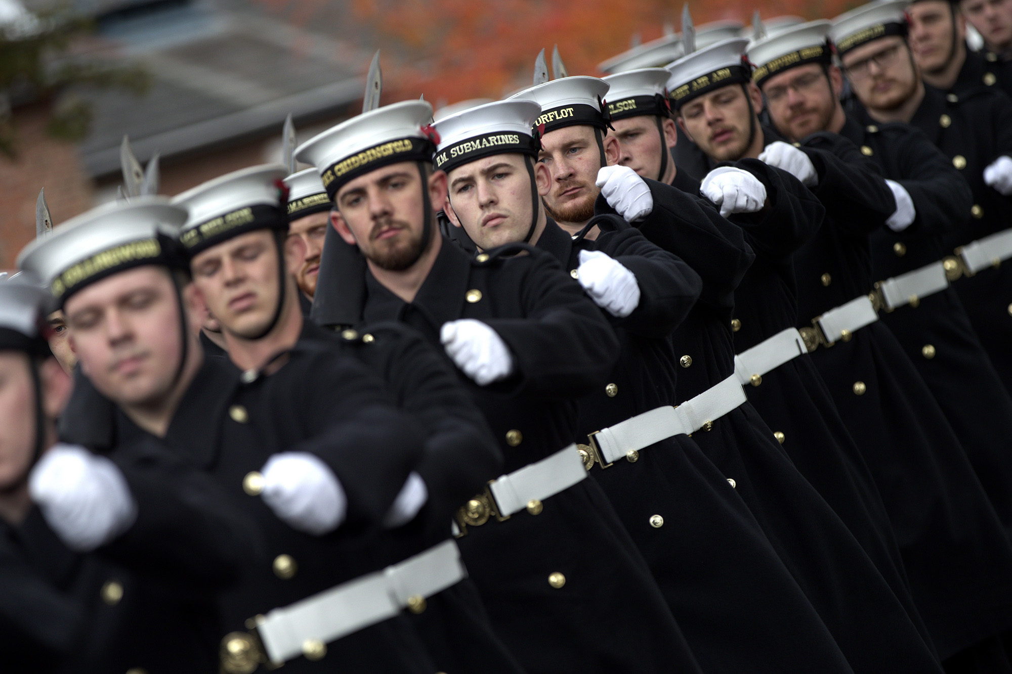 Royal Navy rehearse remembrance drills ahead of Cenotaph commitments ...