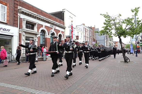 HMS Sultan parade celebrates 60 year Gosport association